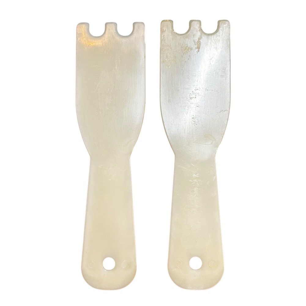 Set of 2 George Foreman Grill Plastic Nylon Scraper Spatula‎ Cleaning Tools